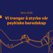 Plakat for verdensdagen for psykisk helse 2025