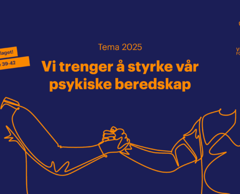 Plakat for verdensdagen for psykisk helse 2025